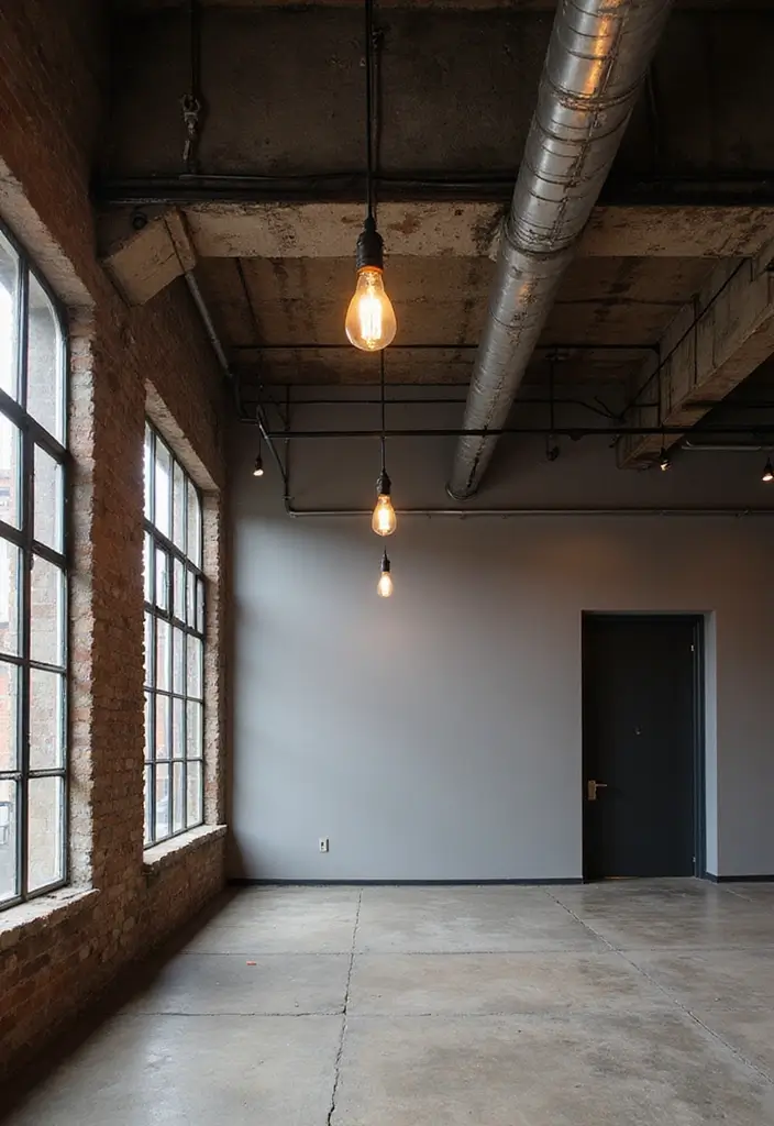 28 False Ceiling Designs That Work in Every Room - 8. Industrial Vibes with Exposed Ceilings