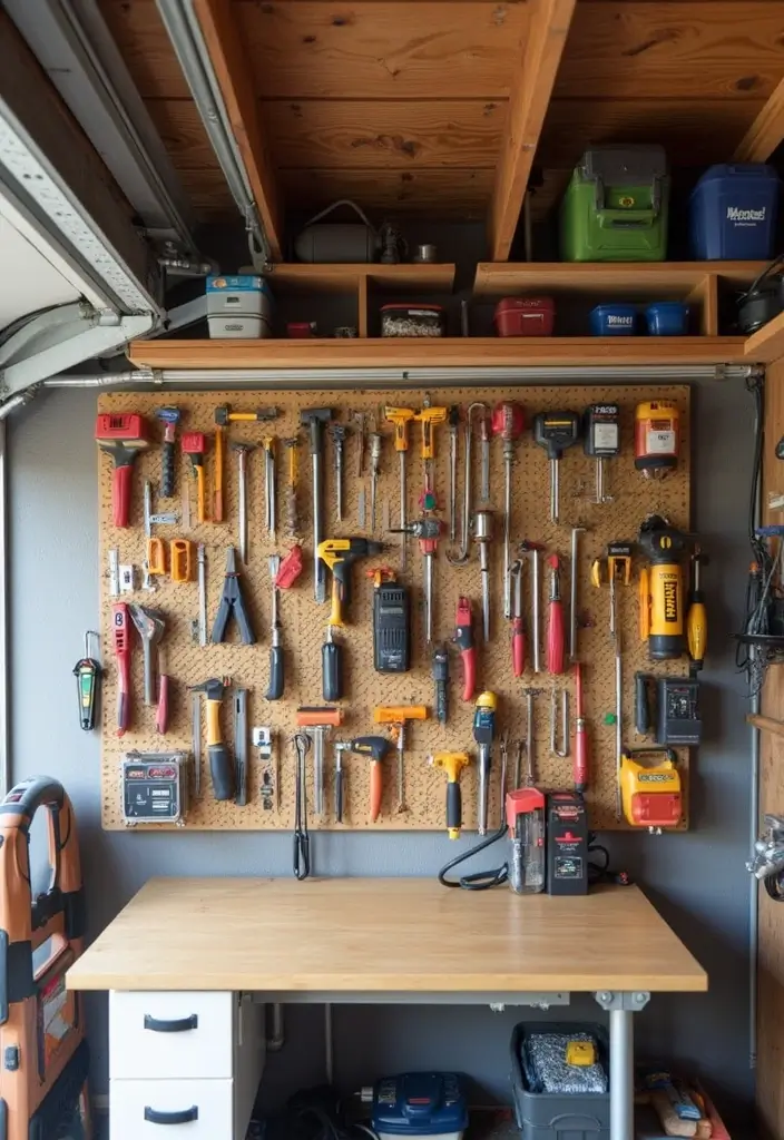 28 Garage Ceiling Ideas That Add Storage and Function - 4. Tool Storage Systems