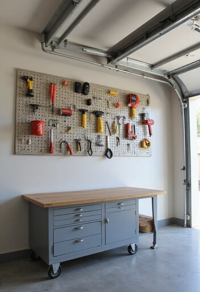 28 Garage Ceiling Ideas That Add Storage and Function - 7. Magnetic Tool Holders