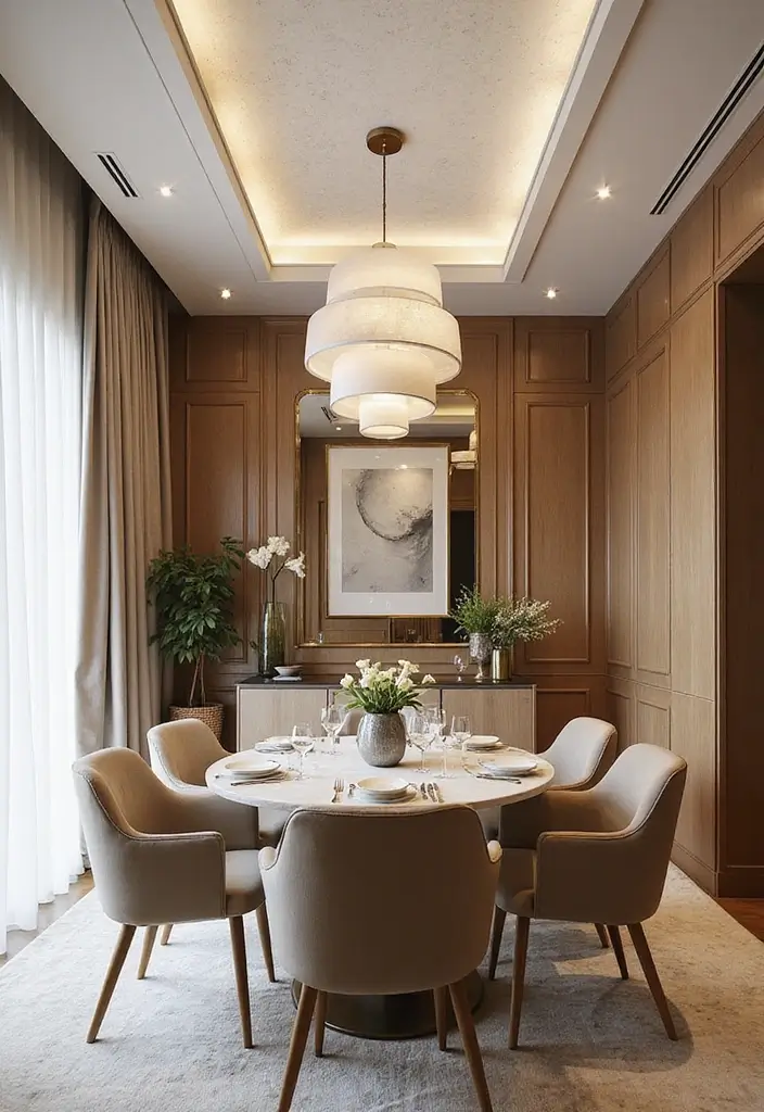28 Gypsum Ceiling Designs That Create Smooth Perfection - 20. Ceilings with Glass Inserts