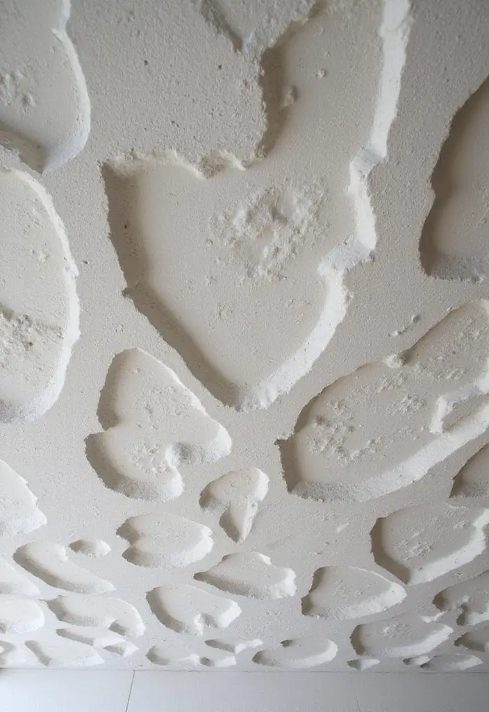 28 Gypsum Ceiling Designs That Create Smooth Perfection - 28. Layered Textures and Patterns