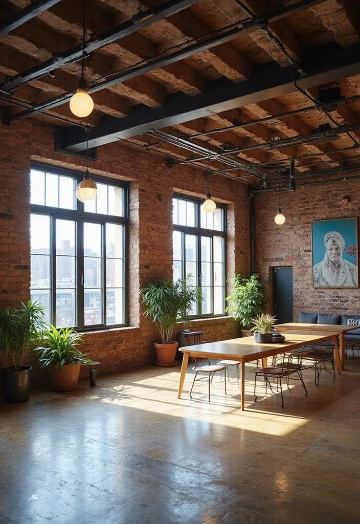28 Modern Coffered Ceiling Designs That Feel Fresh - 13. Industrial Style Coffered Ceiling