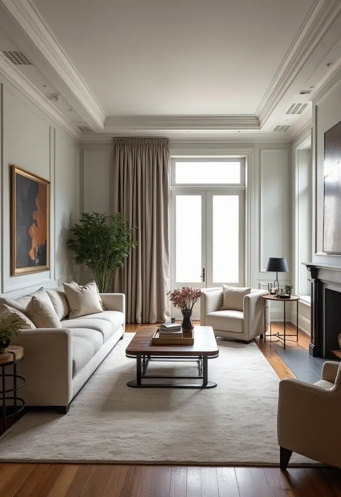 28 Modern Coffered Ceiling Designs That Feel Fresh - 25. Modern Classic Coffered Ceiling