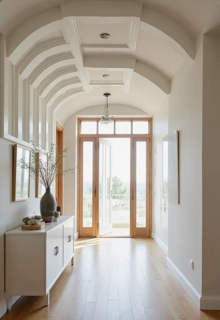 28 Modern Coffered Ceiling Designs That Feel Fresh - 27. Vertical Coffered Ceiling
