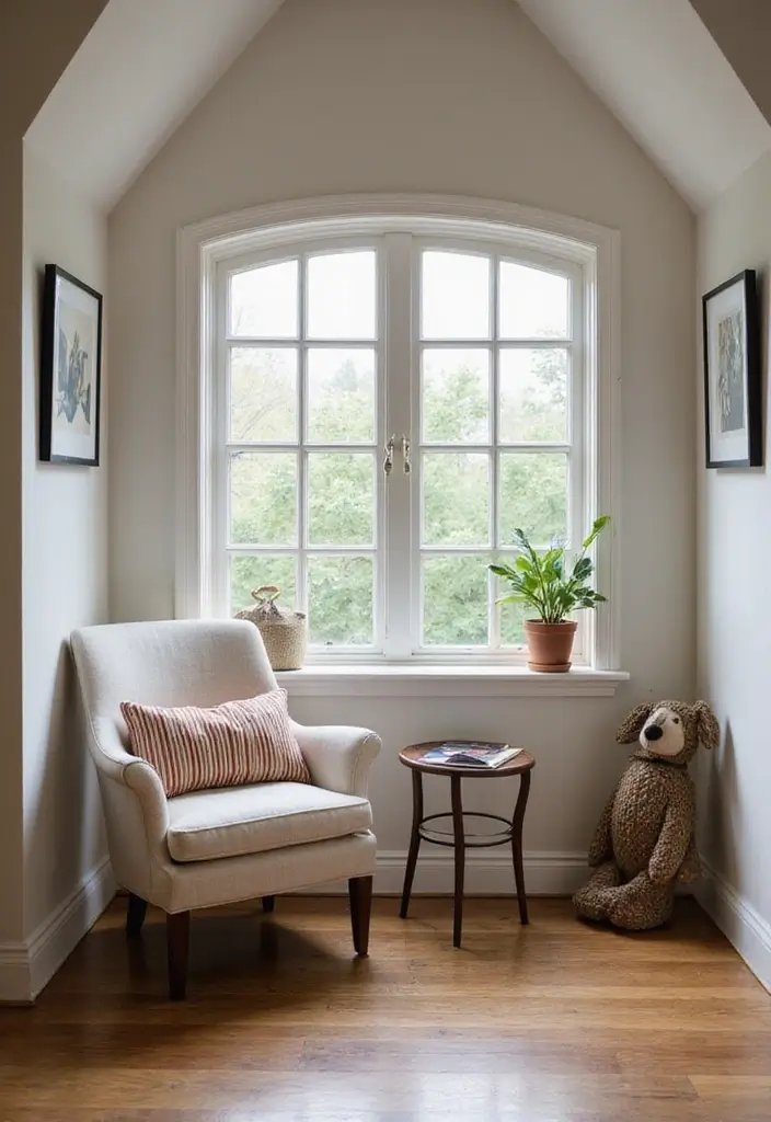 28 Sloped Ceiling Bathroom Ideas That Add Unique Character - 4. Create a Nook for Relaxation