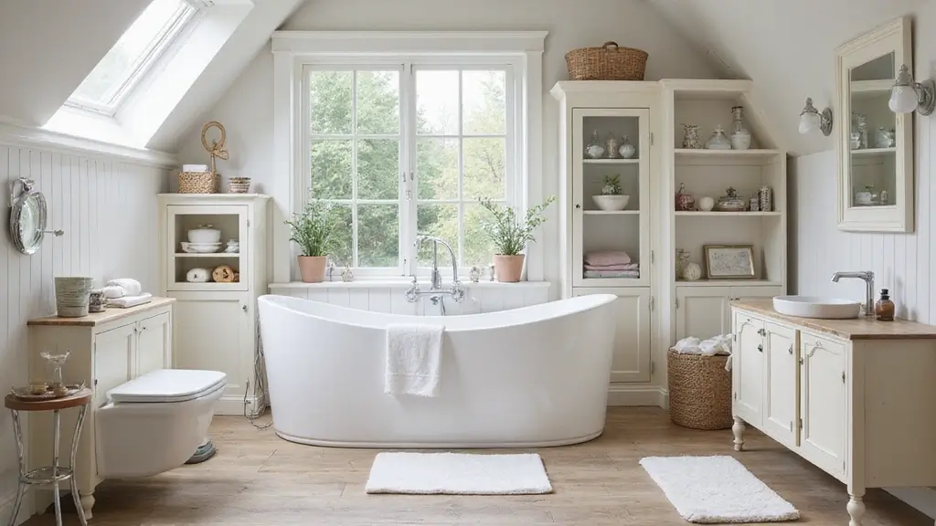 28 Sloped Ceiling Bathroom Ideas That Add Unique Character