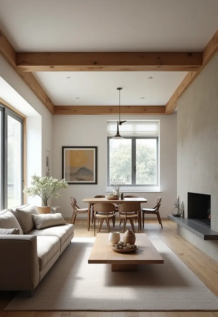 29 Ceiling Beam Designs That Add Architectural Charm - 11. Simple Box Beams