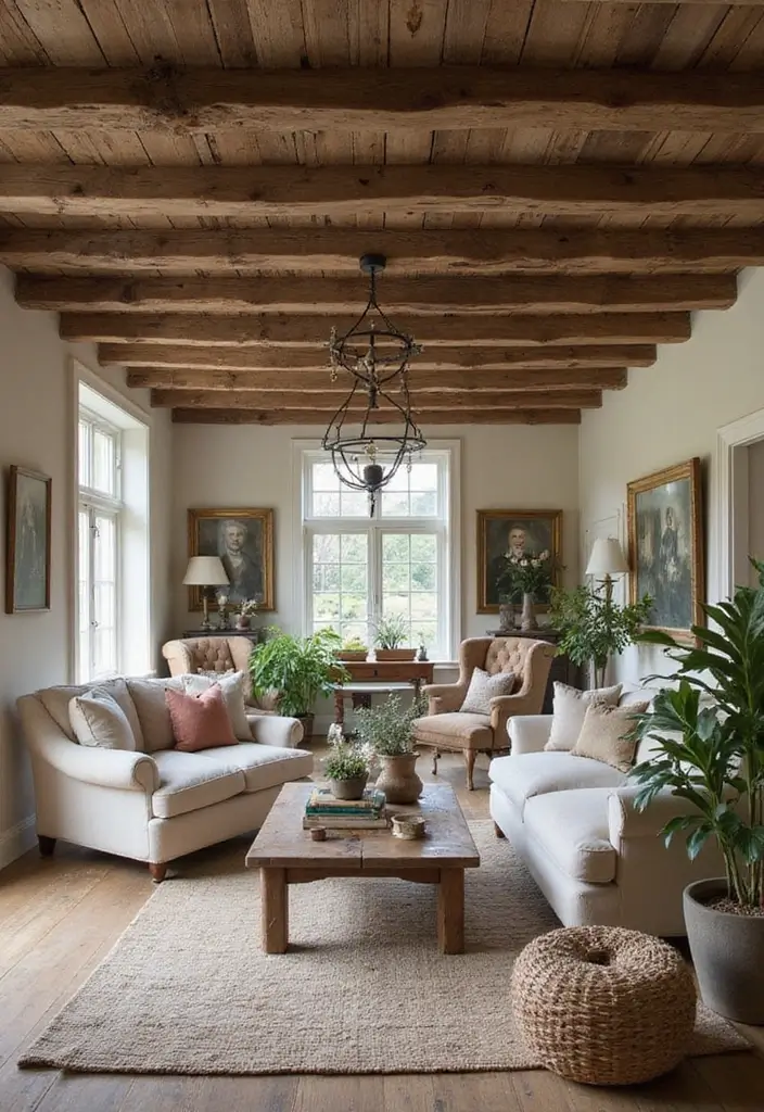 29 Ceiling Beam Designs That Add Architectural Charm - 13. Vintage Beams