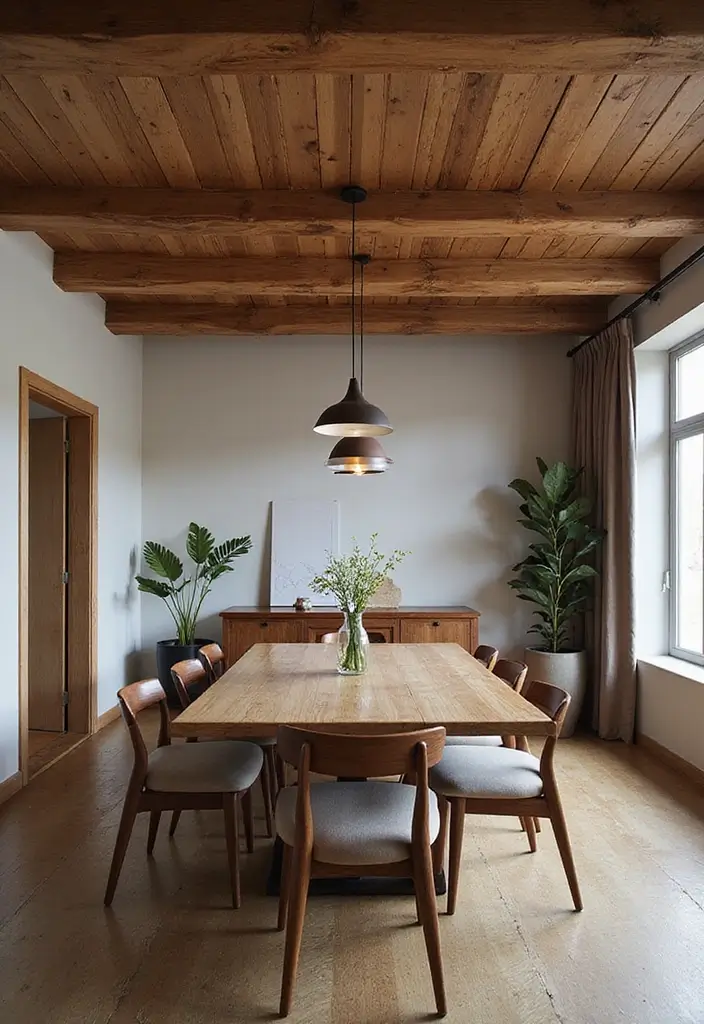 29 Ceiling Beam Designs That Add Architectural Charm - 5. Beam and Board