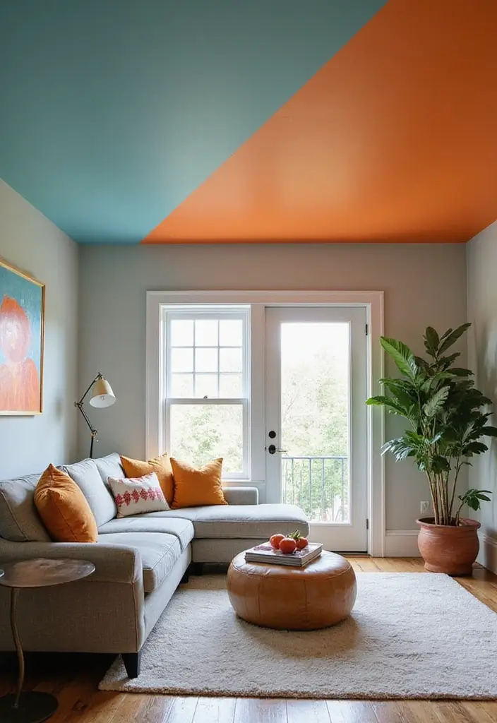 29 Ceiling Decoration Ideas That Instantly Upgrade Interiors 1 29 Ceiling Decoration Ideas That Instantly Upgrade Interiors - 1. Painted Ceilings: A Splash of Color