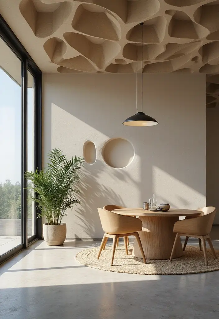 29 Ceiling Decoration Ideas That Instantly Upgrade Interiors 10 29 Ceiling Decoration Ideas That Instantly Upgrade Interiors - 10. Sculptural Elements