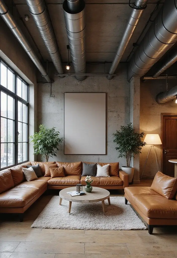 29 Ceiling Molding Ideas That Add Architectural Depth - 13. Industrial Pipe Accents