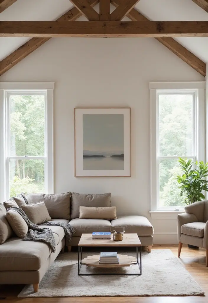 29 Ceiling Molding Ideas That Add Architectural Depth - 2. Simple Box Beam Molding
