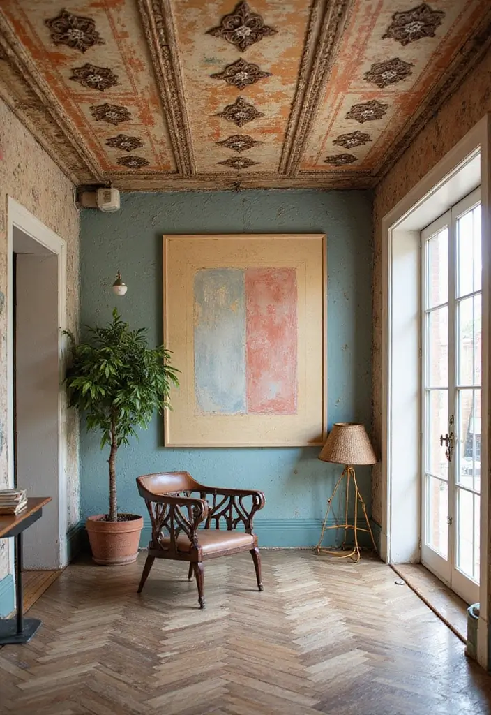 29 Ceiling Molding Ideas That Add Architectural Depth - 22. Eclectic Patterns