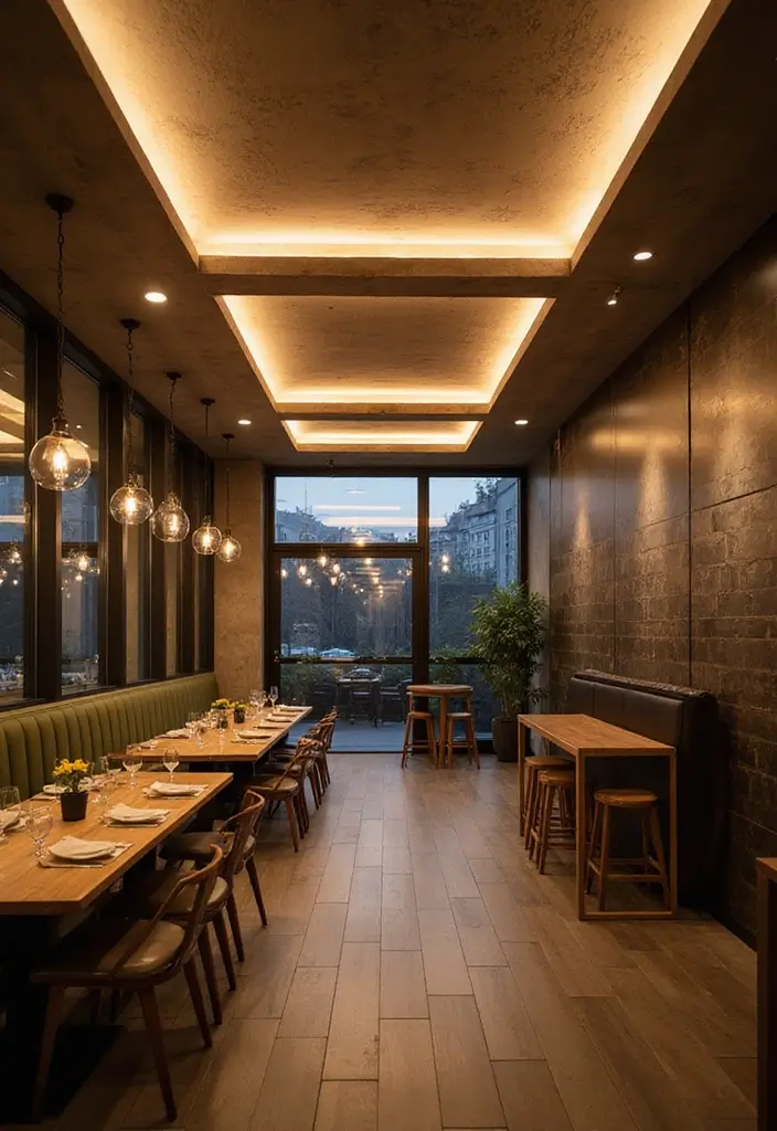 29 Drop Ceiling Ideas That Are Budget-Friendly & Stylish - 29. Layered Lighting for Depth