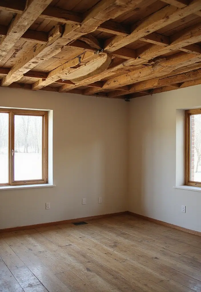 29 Drop Ceiling Ideas That Are Budget-Friendly & Stylish - 8. Repurposed Pallets for a Vintage Feel