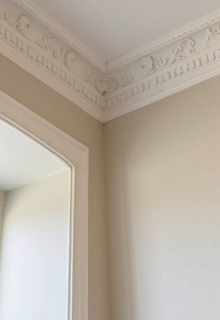 29 Molding Ceiling Ideas That Add Subtle Luxury - 1. Crown Molding for a Timeless Look