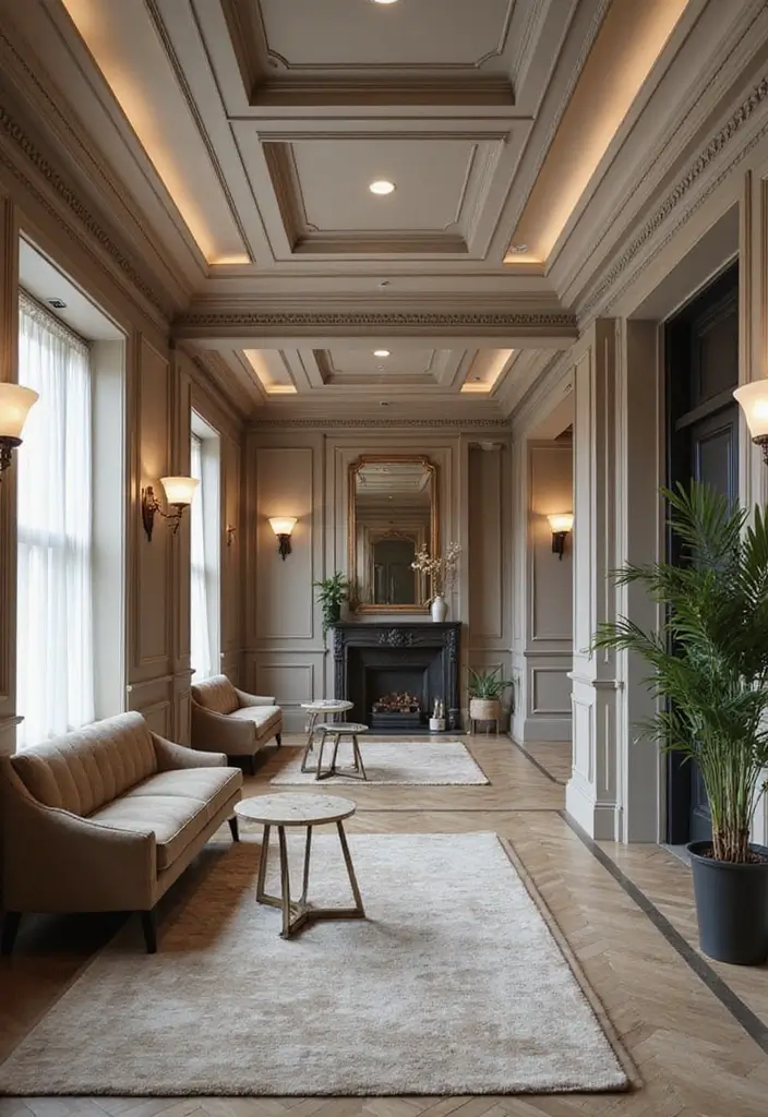 29 Molding Ceiling Ideas That Add Subtle Luxury - 2. Coffered Ceilings: Depth and Dimension