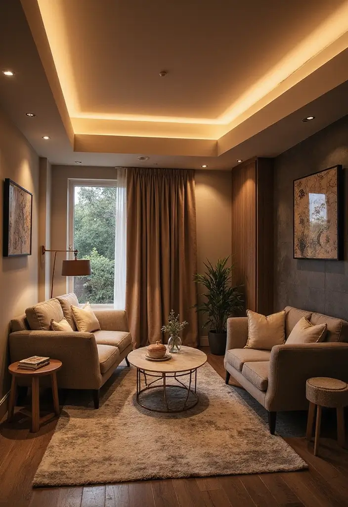 29 Molding Ceiling Ideas That Add Subtle Luxury - 23. Soft Lighting Techniques