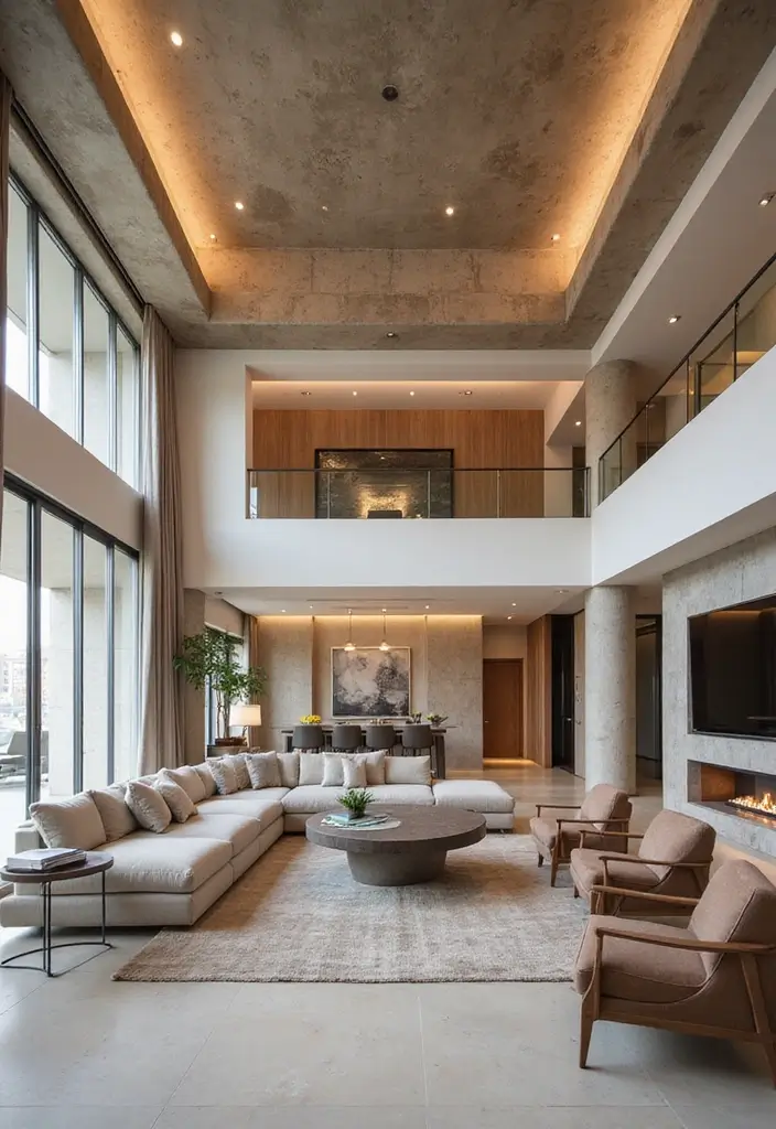 29 Molding Ceiling Ideas That Add Subtle Luxury - 25. Open Concept Ceilings