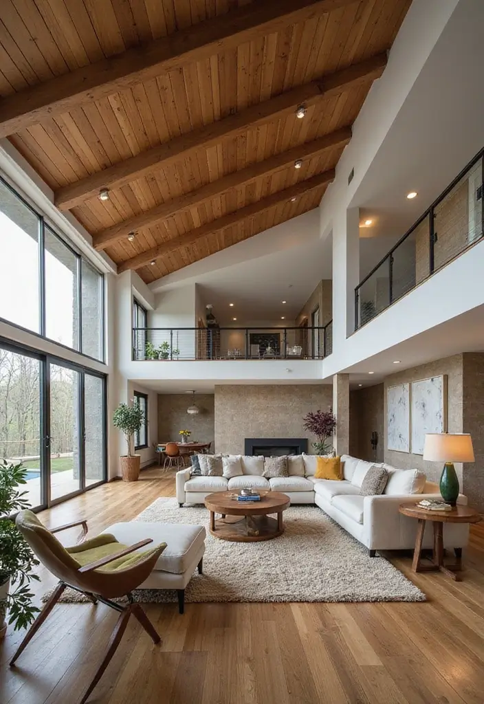 29 Molding Ceiling Ideas That Add Subtle Luxury - 26. Mixed Ceiling Heights for Interest