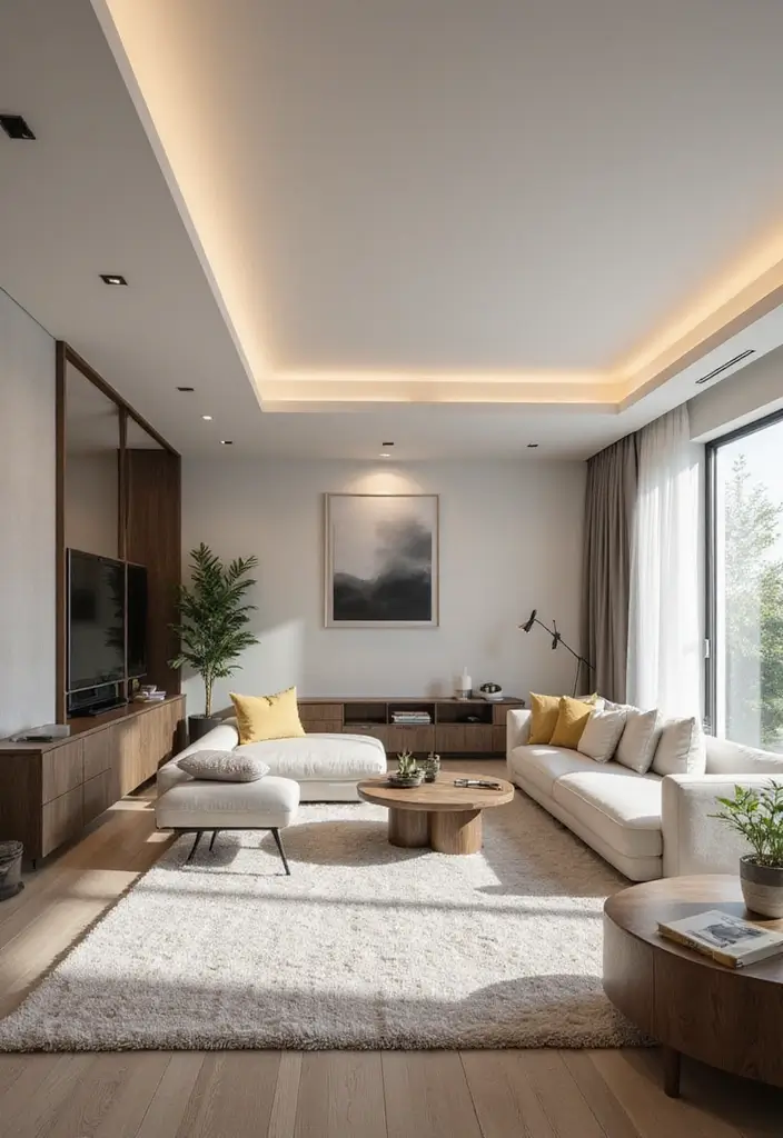 29 Molding Ceiling Ideas That Add Subtle Luxury - 7. Modern Minimalist Ceilings