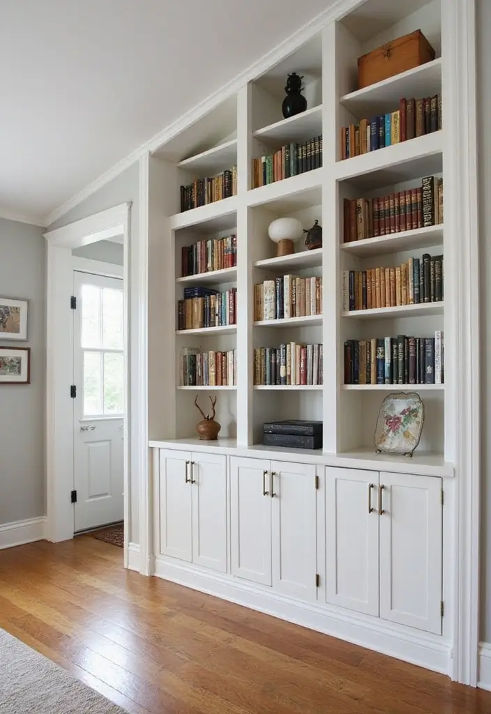 29 Sloped Ceiling Ideas That Turn Awkward Angles Into Charm - 2. Built-In Shelving