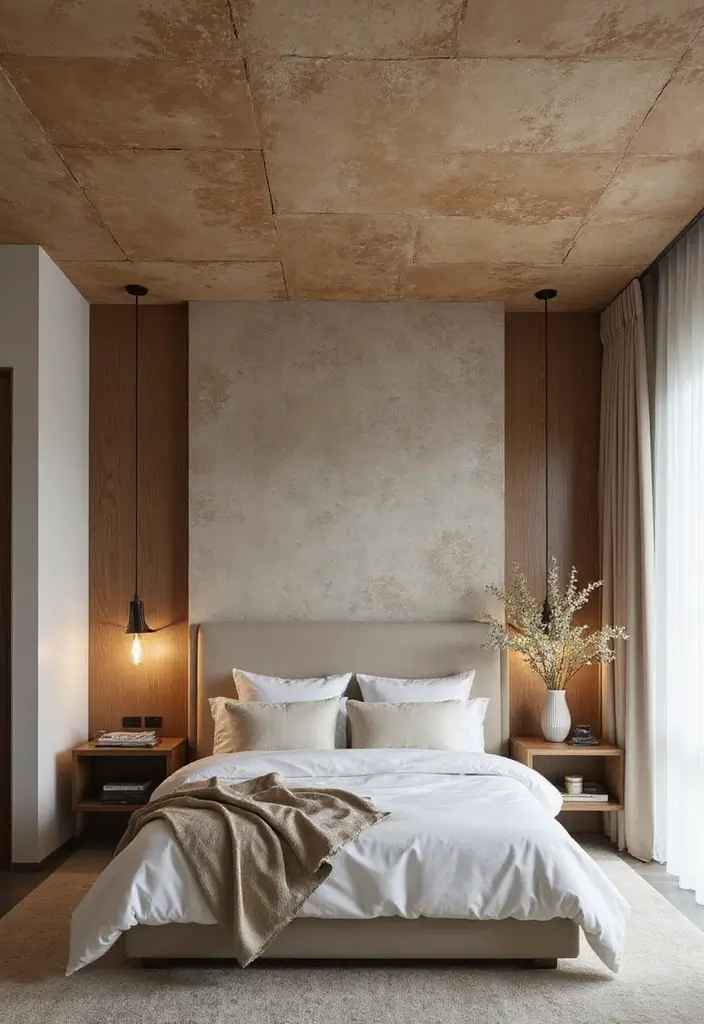 30 Bedroom Ceiling Ideas That Complete the Look - 14. Faux Finishes
