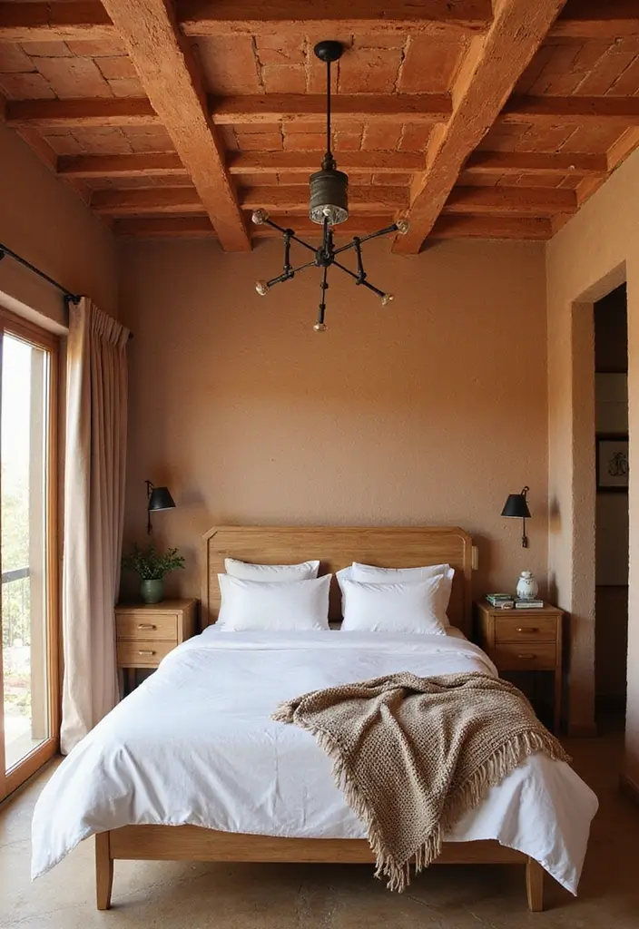30 Bedroom Ceiling Ideas That Complete the Look - 15. Terracotta Tiles