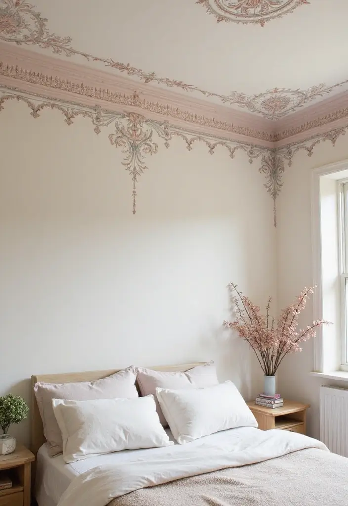 30 Bedroom Ceiling Ideas That Complete the Look - 2. Painted Ceiling Designs
