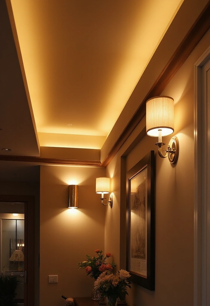 30 Cheap Ceiling Ideas That Still Look Expensive - 12. Accent Lighting