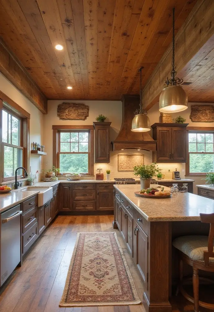 30 Kitchen Ceiling Ideas That Transform Everyday Cooking - 19. Wood Paneling