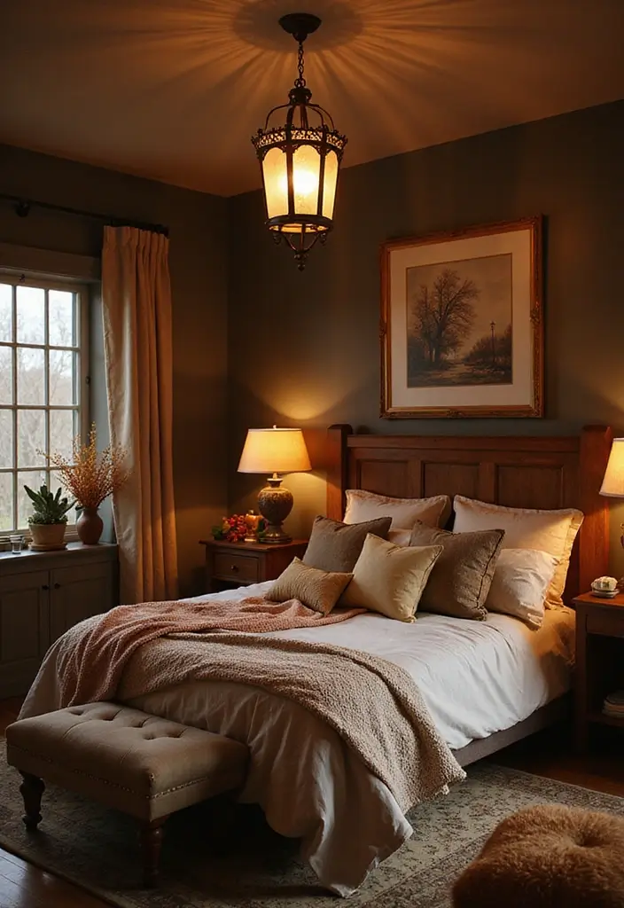 30 Latest Fall Ceiling Designs for Bedroom That Shine - 25. Ceiling Lanterns