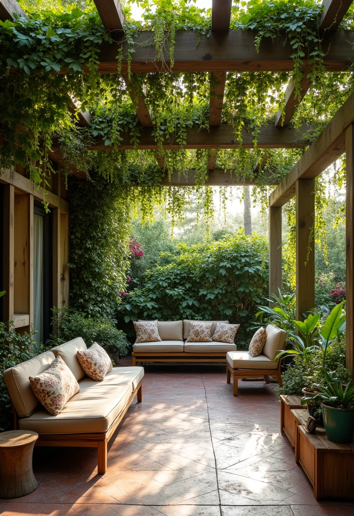 30 Patio Ceiling Designs That Make Outdoor Living Luxe 24. Trellis Designs Vertical Garden Charm