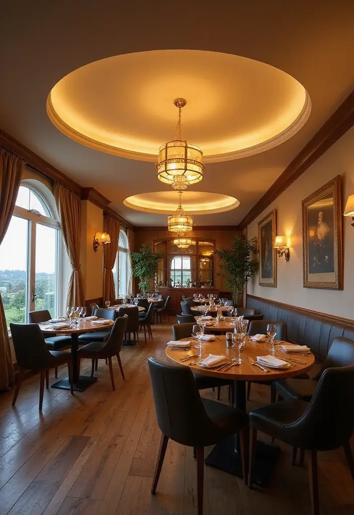 30 Profile Light Ceiling Designs That Glow With Elegance - 2. Curved Elegance