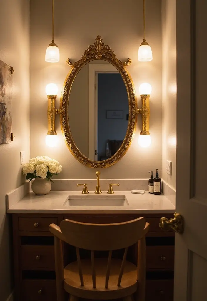 30 Profile Light Ceiling Designs That Glow With Elegance - 25. Transformative Mirror Lights