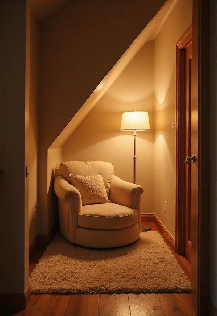 30 Slanted Ceiling Closet Ideas That Maximize Storage - 3. Cozy Nook Spaces