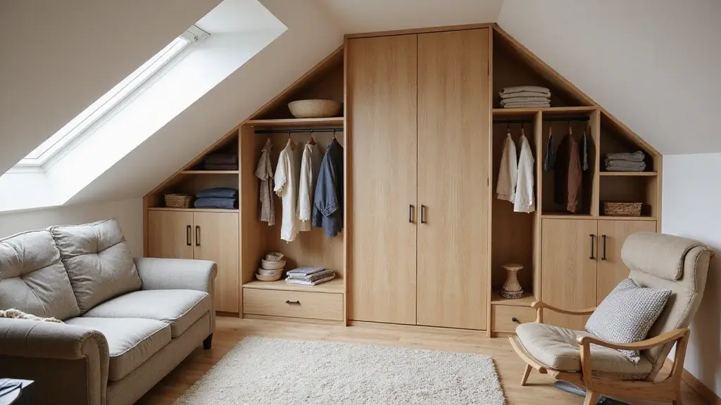 30 Slanted Ceiling Closet Ideas That Maximize Storage