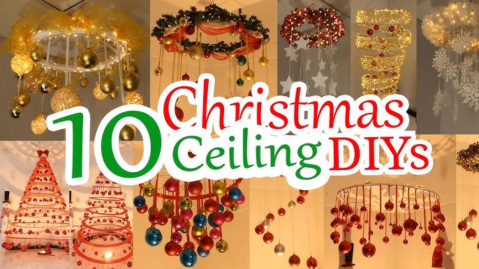 Elevate the Festivities Creative Ideas to Decorate Your Ceiling for a Magical Christmas Experience