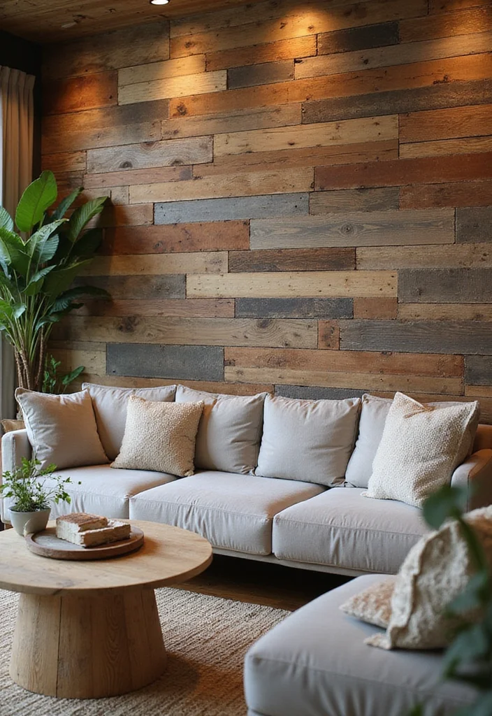 12 Accent Wall Ideas Living Room for Bold Updated Character 1 12 Accent Wall Ideas Living Room for Bold Updated Character 1. Reclaimed Wood Wonders