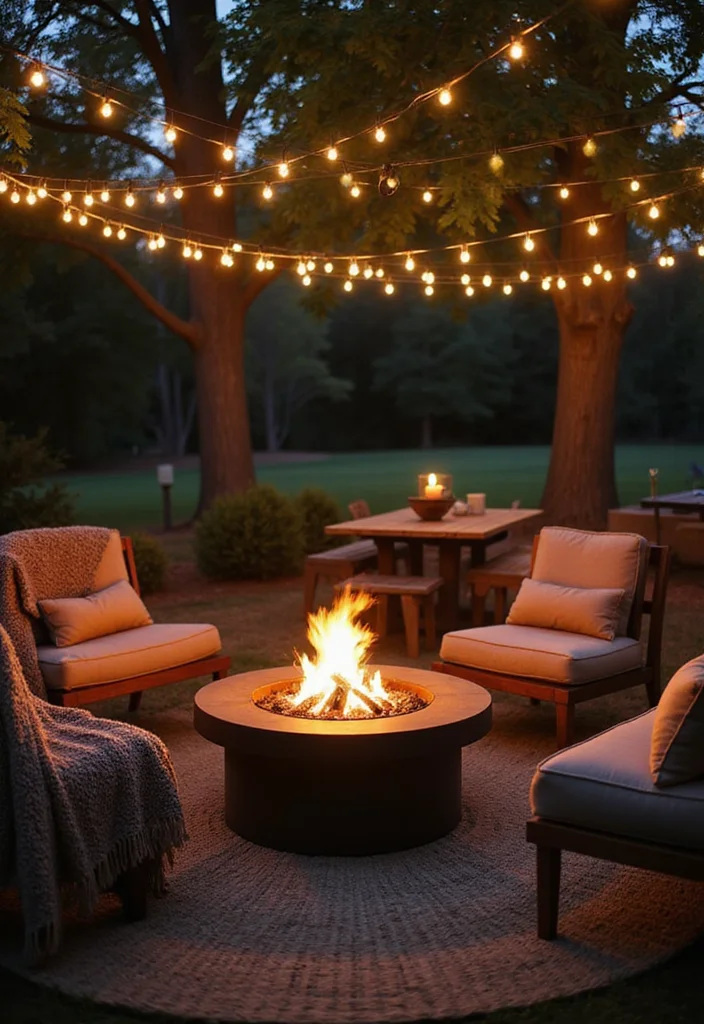 12 Backyard Ideas for Renters That Add Style Without Damage 1. Portable Fire Pits for Cozy Nights