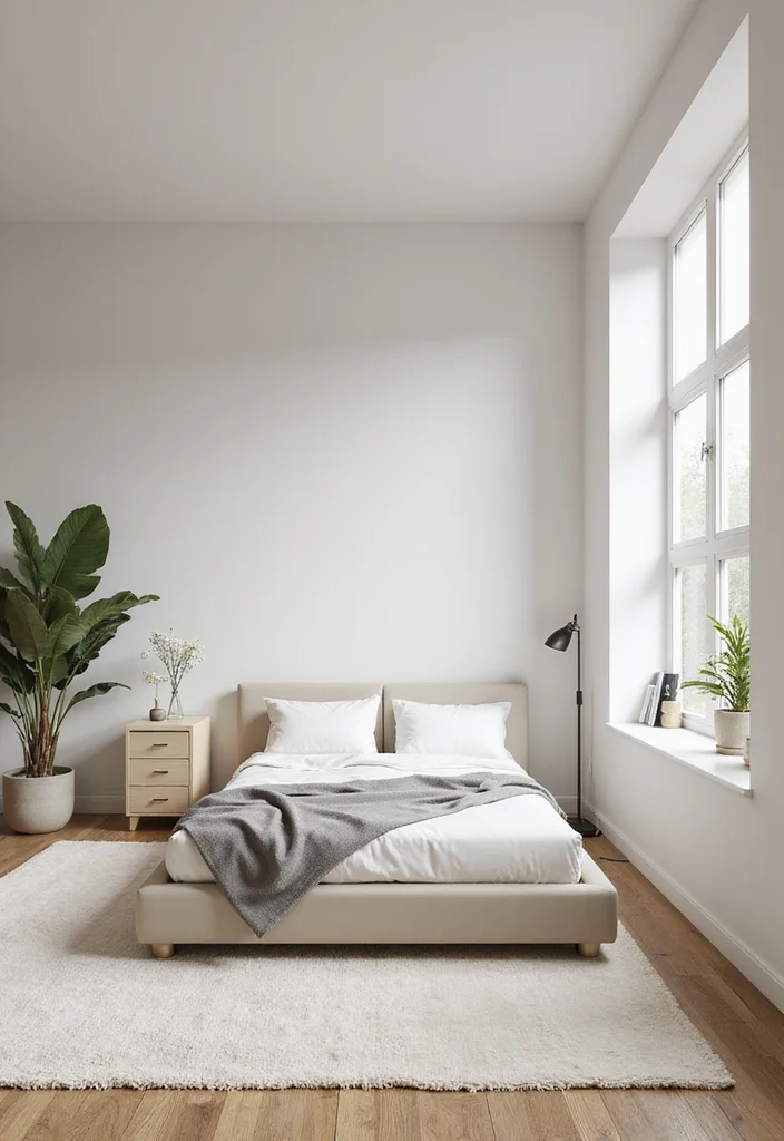 12 Bedroom Ideas Minimalist for Calm Clean Well Edited Spaces 78 12 Bedroom Ideas Minimalist for Calm Clean Well Edited Spaces 8. Minimalist Floor Plan