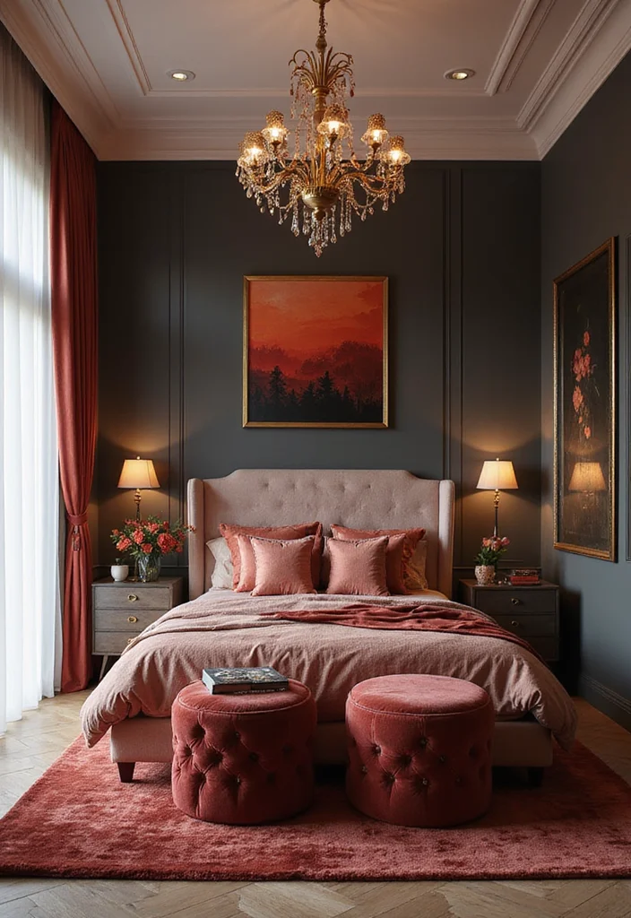 12 Bloxburg Bedroom Ideas for Cute Creative Room Builds 10. Modern Glam