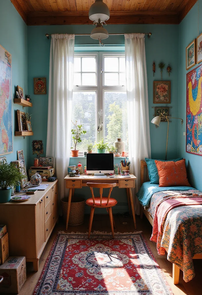 12 Bloxburg Bedroom Ideas for Cute Creative Room Builds 6. Artsy Expression