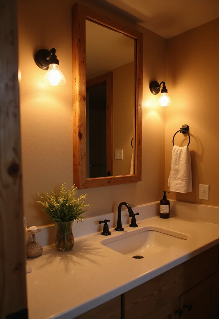 12 Green Bathroom Ideas for Fresh Calm Nature Inspired Style 4. Relaxing Lighting Options