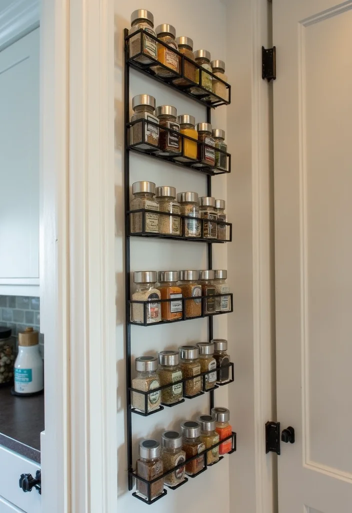 12 Pantry Kitchen Ideas for Better Storage and Easy Access 5. Magnetic Spice Racks