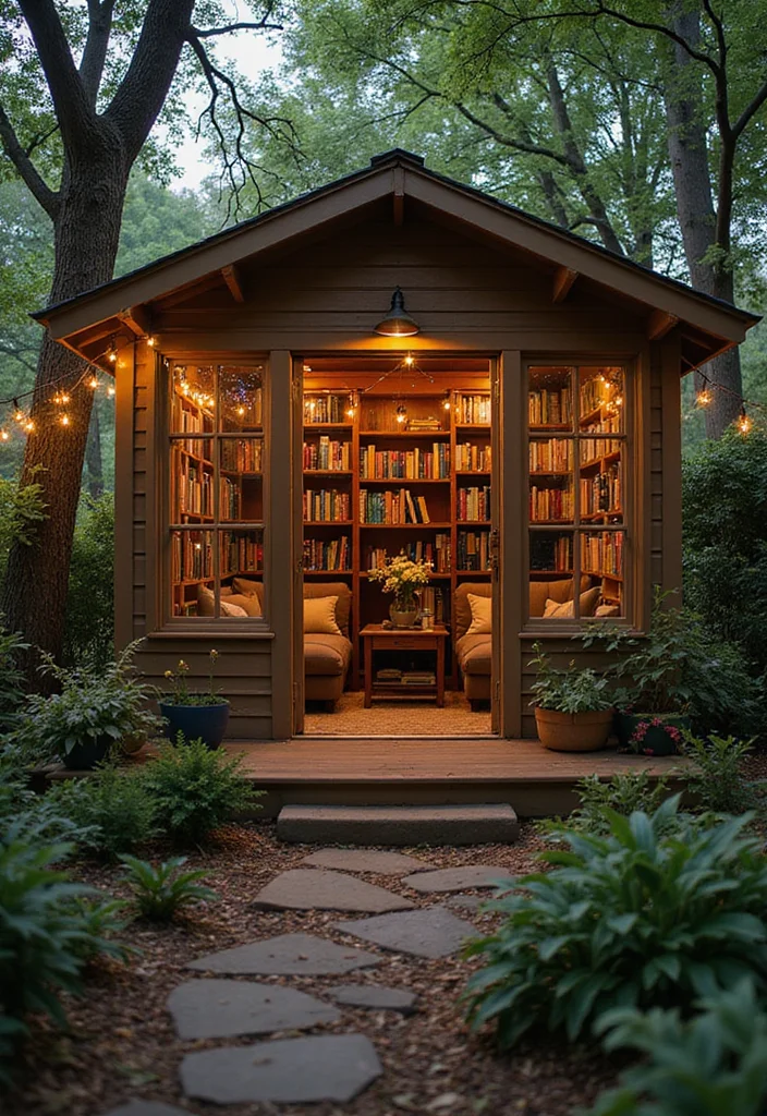 12 Shed Ideas for Your Backyard Transforming Space into Charming Functional Areas 12. A Cozy Reading Nook Shed