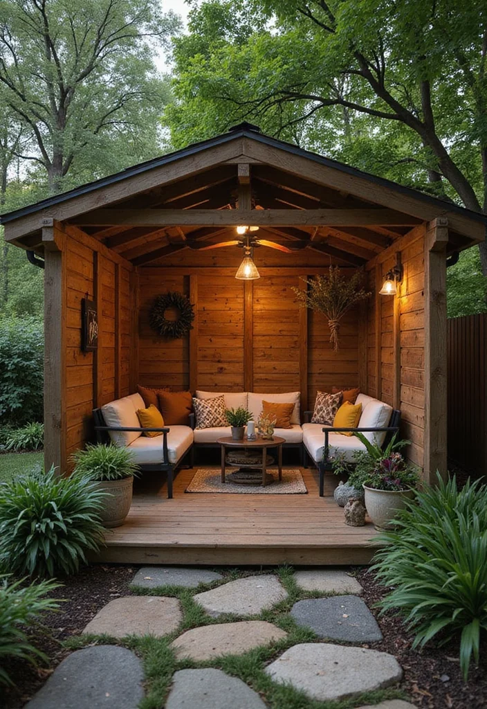 12 Shed Ideas for Your Backyard Transforming Space into Charming Functional Areas 6. Charming Garden Retreat