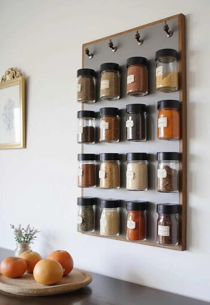 12 Small Kitchen Pantry Ideas for Compact Smart Storage 3. Magnetic Spice Racks