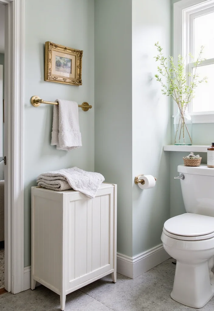 14 Apartment Bathroom Decor Ideas for Small Stylish Upgrades 13. Stylish Laundry Solutions